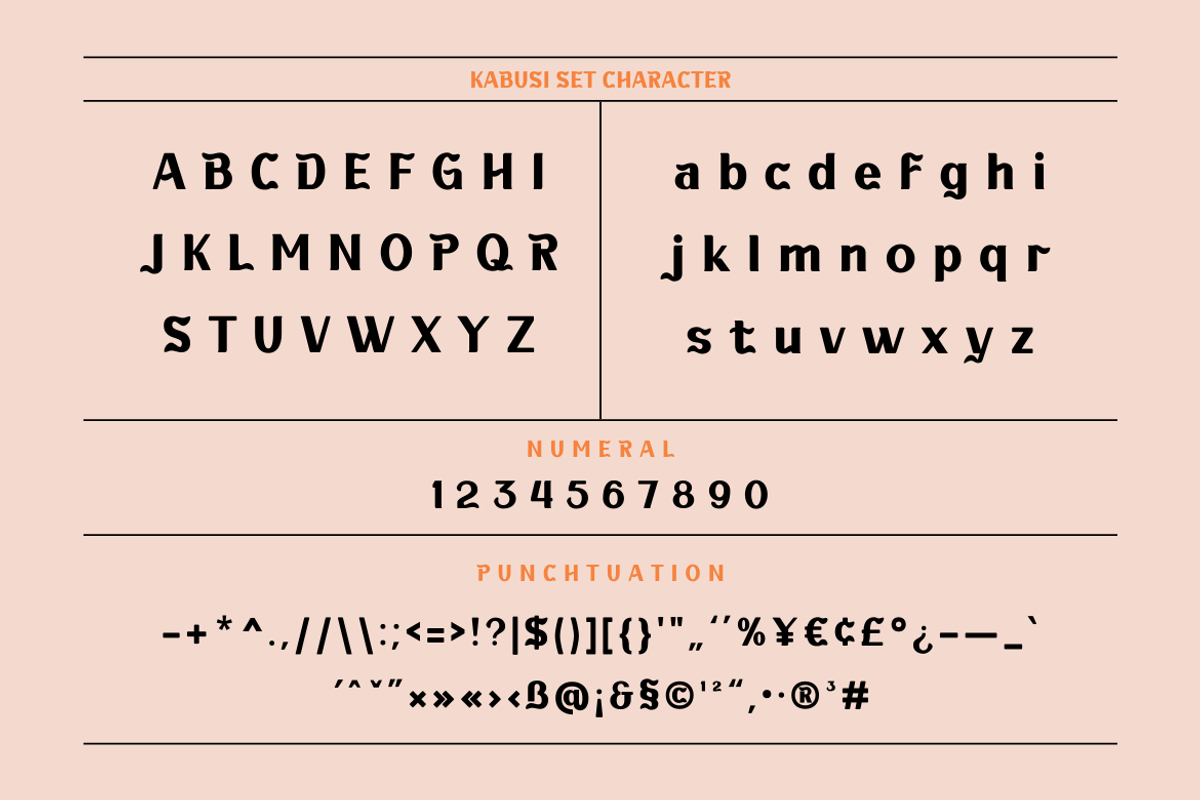 Kabusi, a Sans Serif Font by twinstd (Photo 10 of 13)