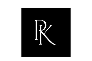 RK geomteri letter initials logo des, a Branding & Logo Template by LOGOCREATIVE