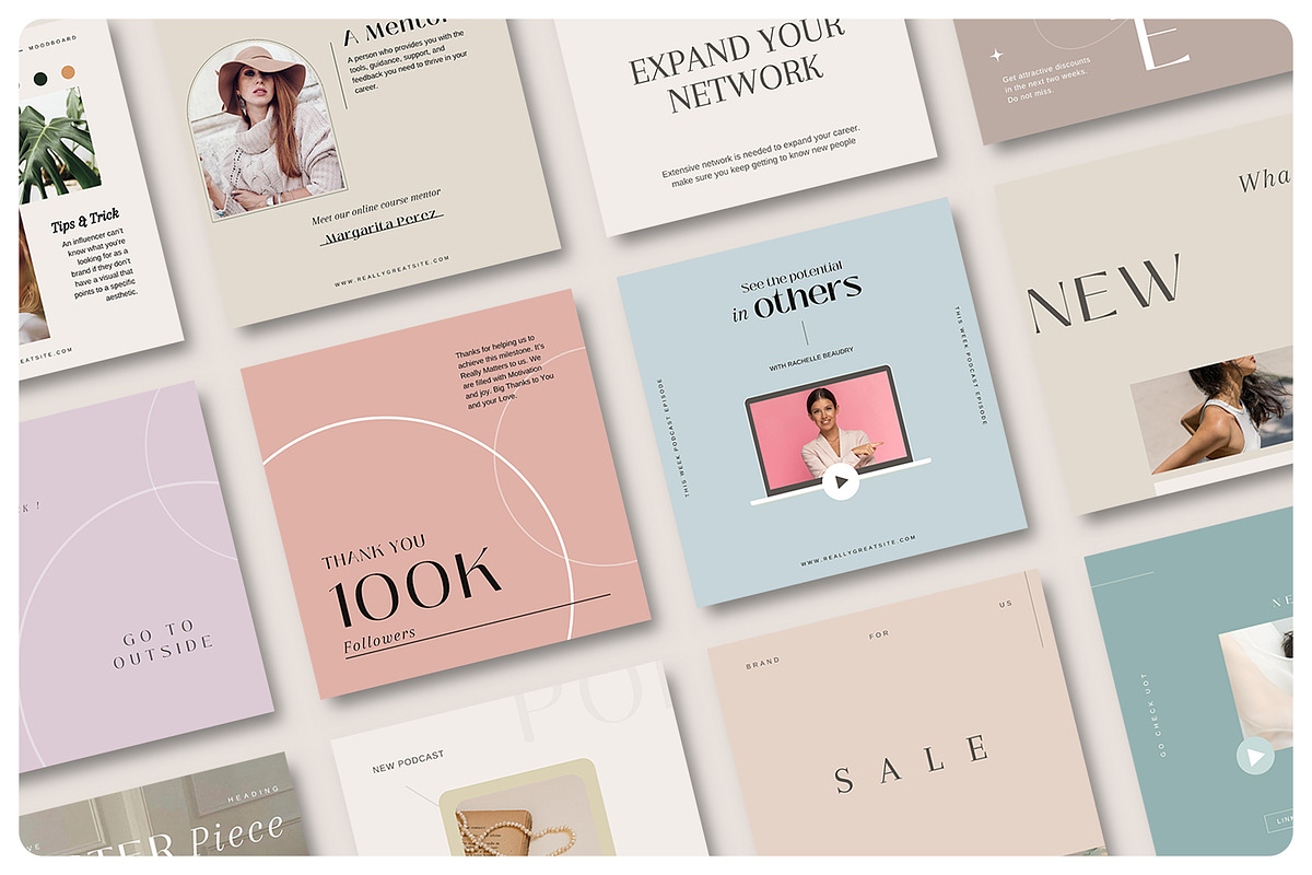 TAHOE Wellness Instagram Kit | CANVA, a Social Media Template by BlancaLab Studio (Photo 3 of 9)