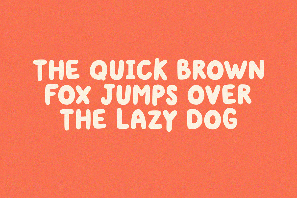 Cookie Dough - A Random Bubble Font, a Sans Serif Font by Happy Type Club (Photo 2 of 3)