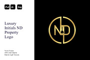 Luxury Initials ND Property Logo, a Branding & Logo Template by Luxury Logos (Thumbnail 1 of 4)