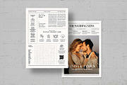 Wedding Newspaper Flyer Template, a Flyer Template by BrandPacks (Thumbnail 4 of 5)