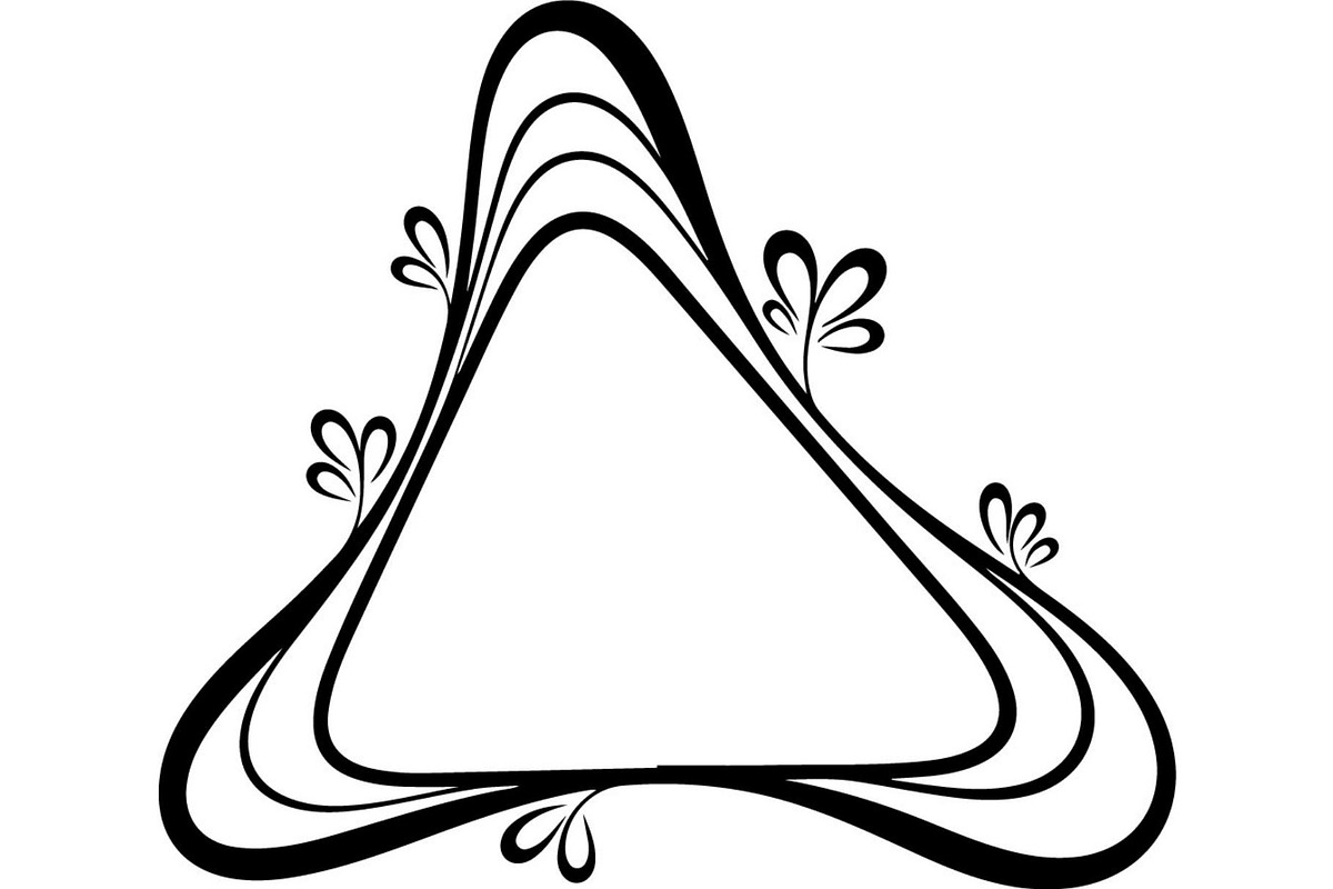 Decorative Celtic Triangle Floral, an Object Graphic by Creativeshirt (Photo 2 of 18)