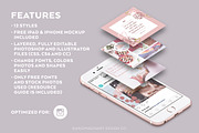 Dusty Pink INSTAGRAM BANNER Pack, a Social Media Template by Andimaginary Creative Co. (Thumbnail 2 of 4)