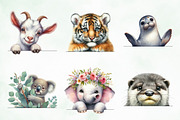 Quirky Peeking Animal PNG Clipart, an Illustration by Creative Art (Thumbnail 7 of 9)
