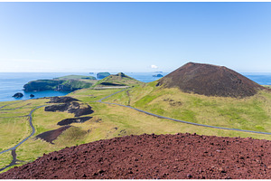 Climb up the side of Eldfell, with, a Nature Photo by Backyard Stock