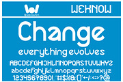 Continuous Thing font, a Sans Serif Font by weknow (Thumbnail 2 of 8)