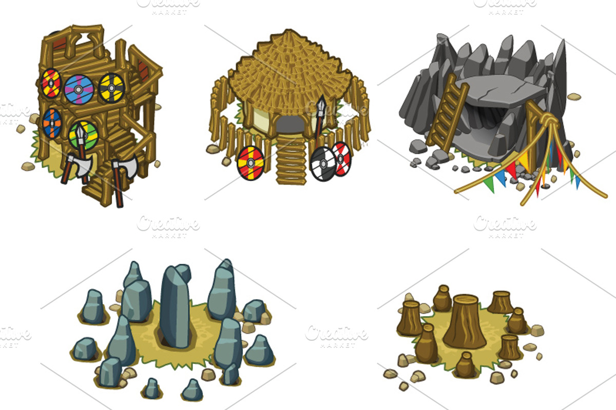 Tower Defence - Wooden Buildings, an Object Graphic by quicky (Photo 2 of 2)