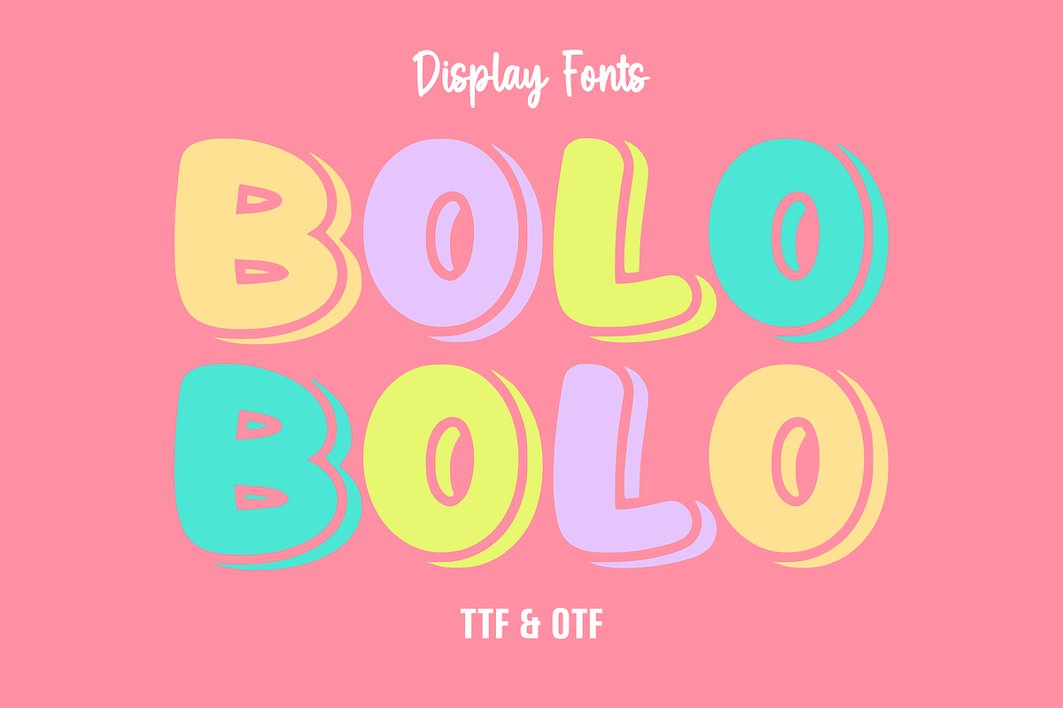 Boo Berry - Cartoon Font Types, a Font by KiddoGlyphs Studio (Photo 3 of 3)
