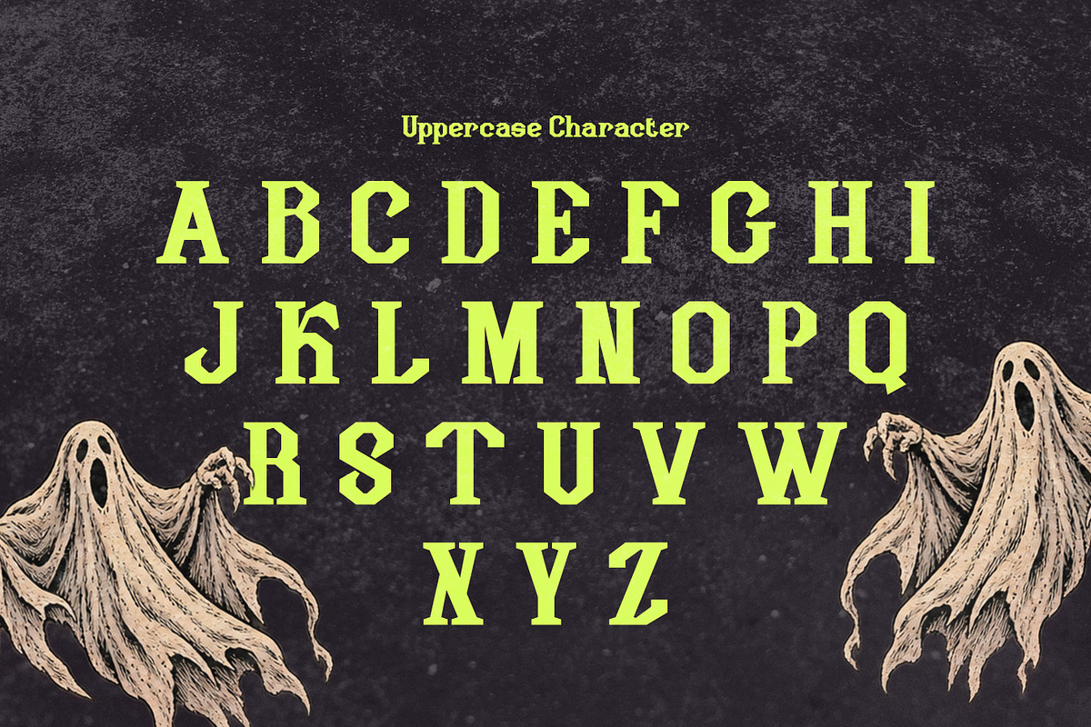 Hexoria - Halloween Display Font, a Serif Font by Flawless And Co (Photo 6 of 10)