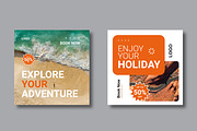 Travel Social Media Post Layout, a Social Media Template by MightyDesign (Thumbnail 5 of 8)