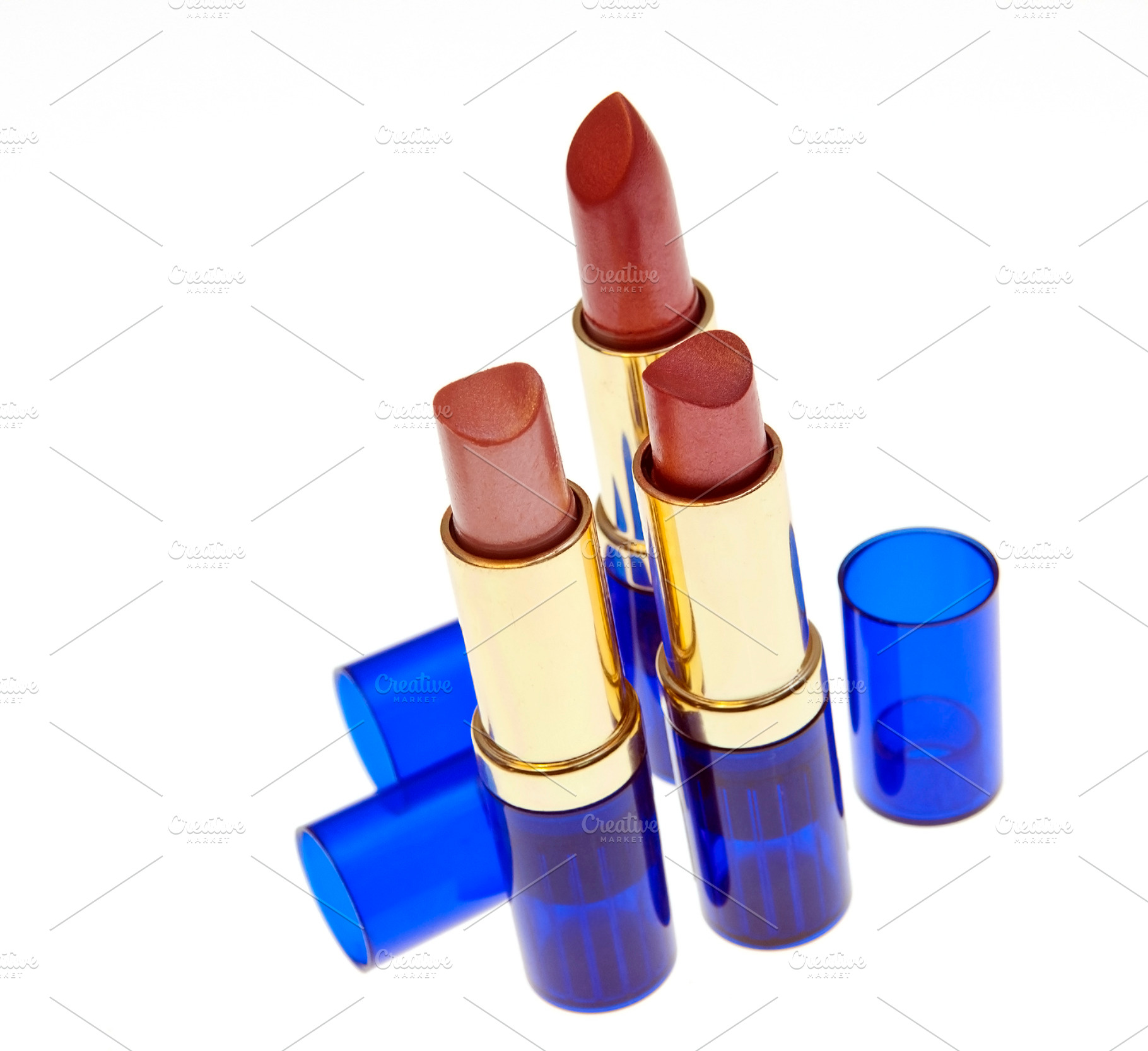 Red Lipsticks Isolated, a Beauty & Fashion Photo by THP Creative