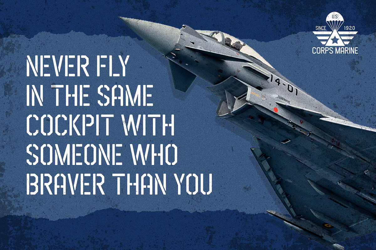 Airborne 86 is a Sans military style, a Sans Serif Font by Almarkhatype (Photo 9 of 10)