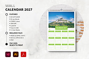 Yearly Photo Wall Calendar 2027, a Stationery Template by MstArtwork (Thumbnail 2 of 5)