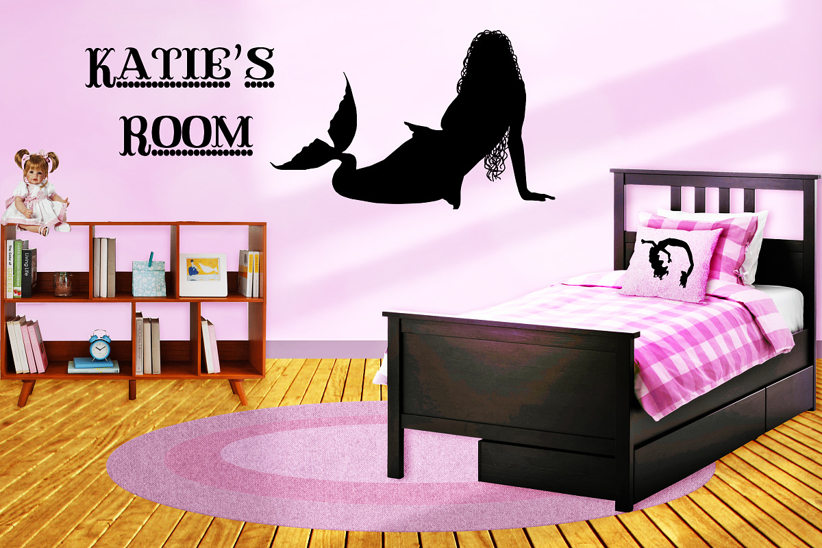 Mermaid Silhouette AI EPS PNG, a Work Illustration by FrankiesDaughtersDesign (Photo 9 of 9)