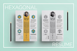 Hexagonal Resume