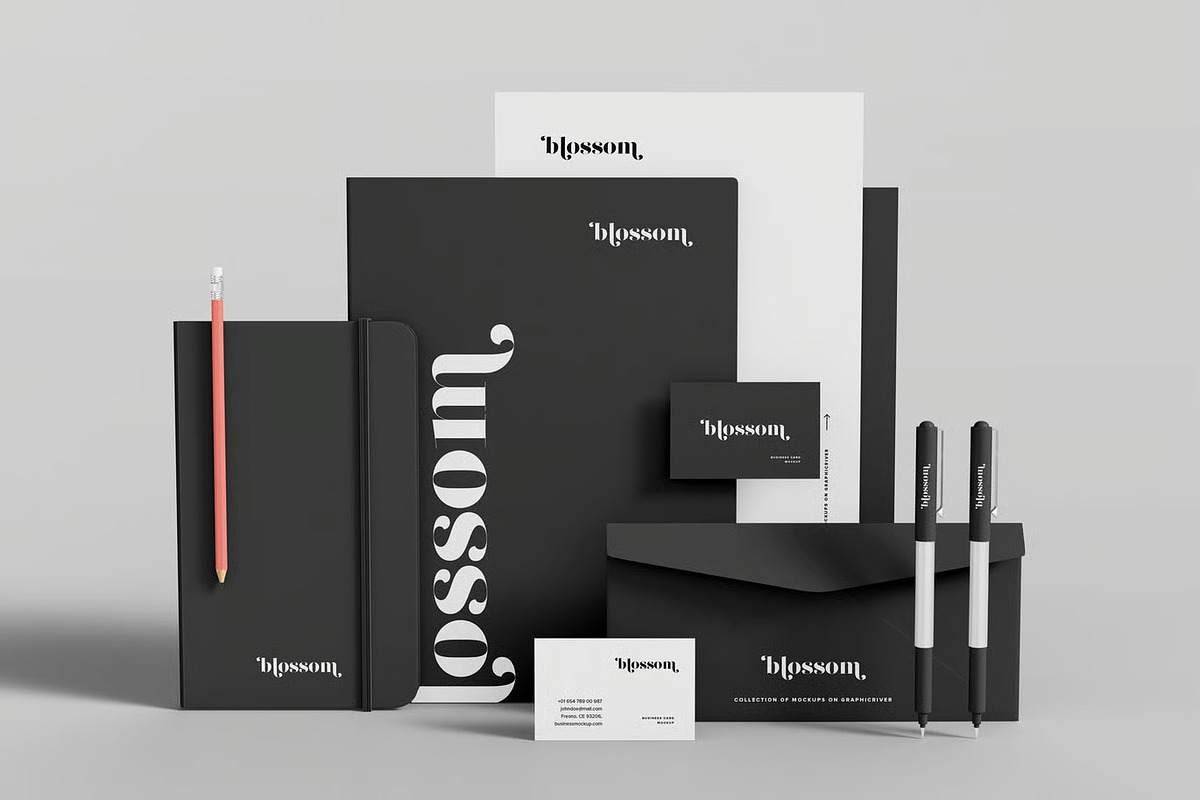 Stationary Branding Mock-up, an Advertising Mockup by zippypixelstudio (Photo 8 of 10)