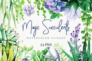 Botanical Watercolor Clipart