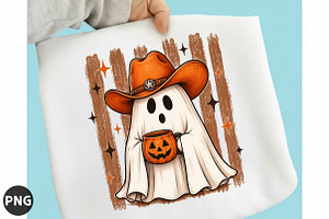 Howdy Halloween Ghost PNG, a Seasonal Illustration by designcity5