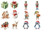 Christmas Clipart, an Illustration by Designworld (Thumbnail 5 of 6)