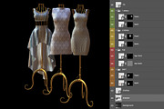 Clothing / Fashion / Dress Mockup, a Print Template by AnastasiyaOleynik (Thumbnail 4 of 4)