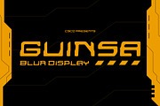 Guinsa Blur, a Sans Serif Font by Craft Supply Co. (Thumbnail 1 of 8)