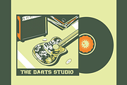 Like a rock Star album cover, an Object Illustration by Darts Lines (Thumbnail 2 of 7)