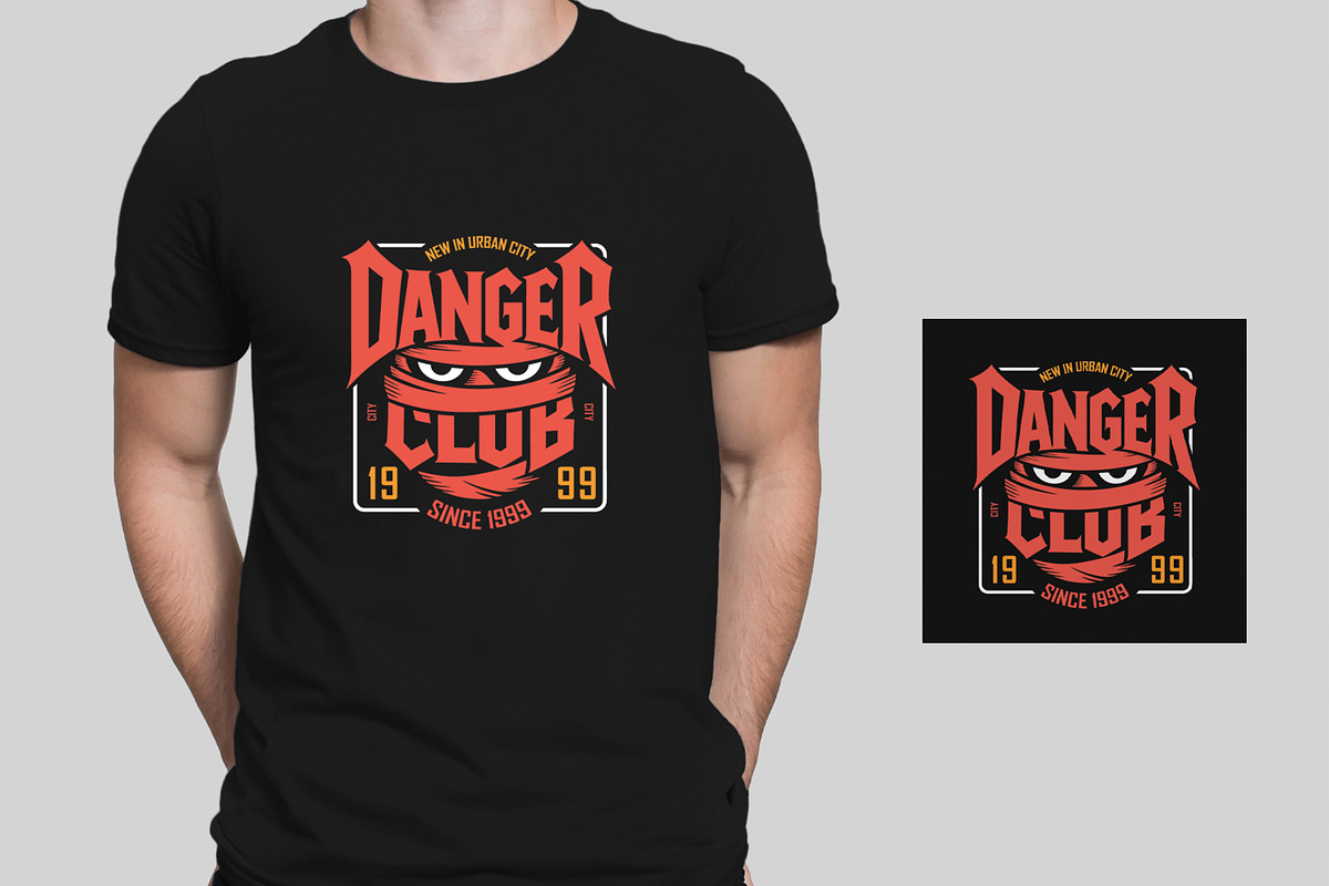 Streetwear T-shirt Design Vector
