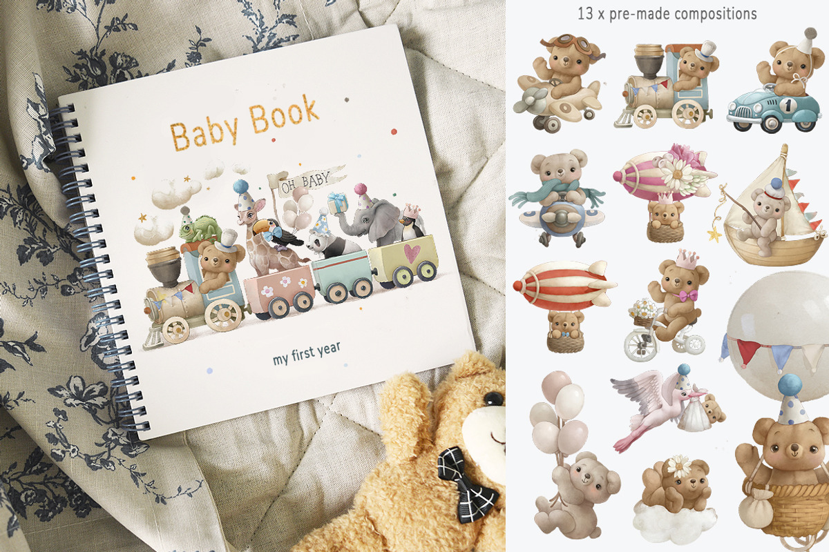 Animal ABC World map watercolor set, an Animal Illustration by TanyaSchuka (Photo 14 of 22)