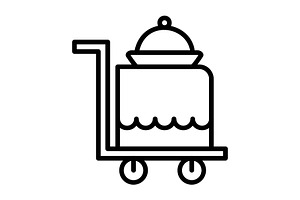 Food Service Line Icon, an Icon by Pexelpy