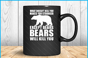 Doesn’t Kill You Bear Humor Sarcasti, a Graphic by Creativeusart (Thumbnail 2 of 4)