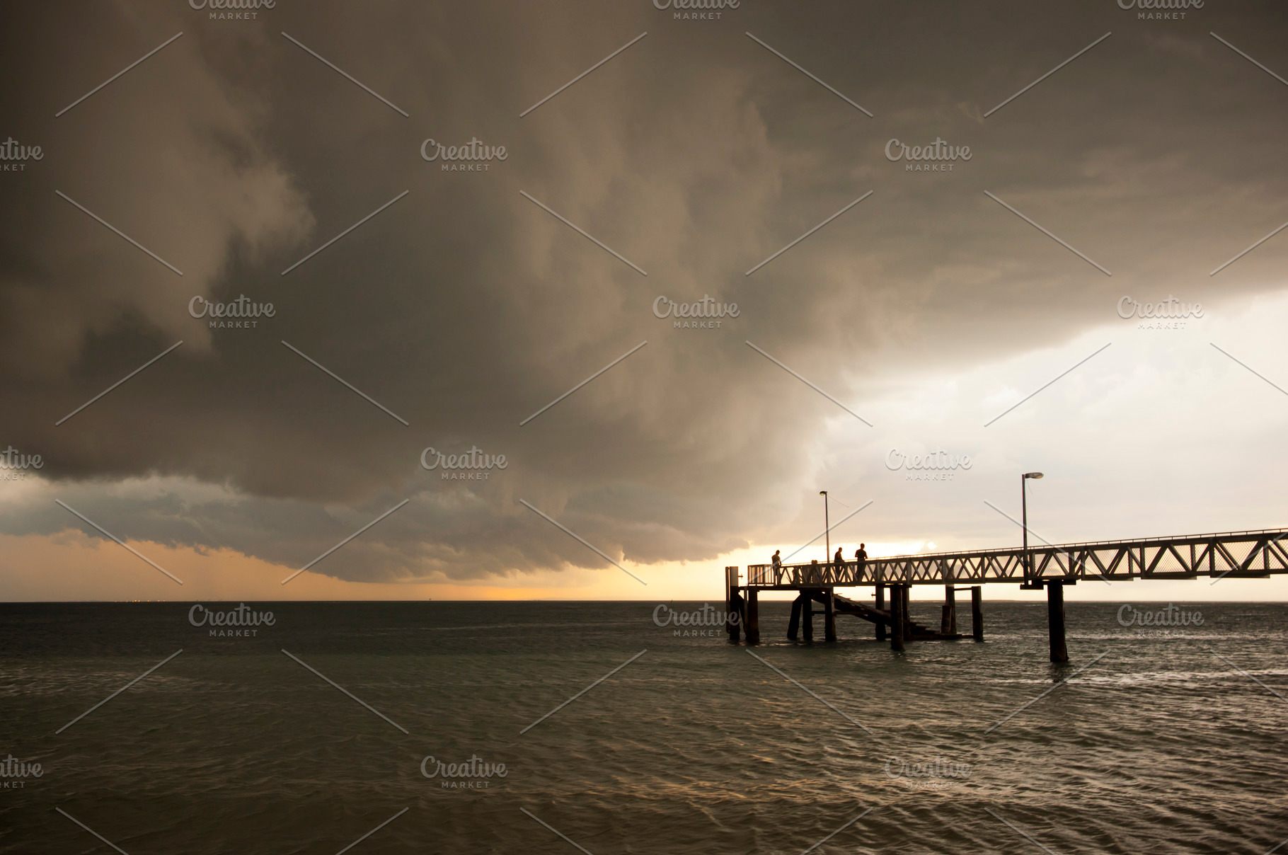 Storm Clouds Over Ocean, a Nature Photo by THP Creative