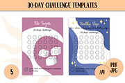 Habits Trackers Templates A4 PDF, a Stationery Template by AnnaViolet_store (Thumbnail 7 of 9)