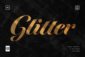 Glitter Photoshop Text Effect