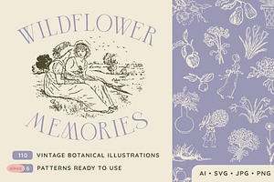 Wildflower Memories 110 Illustration