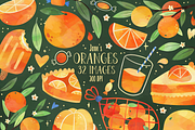 Orange Aesthetic Clipart, an Illustration by DigitalArtsi (Thumbnail 1 of 3)