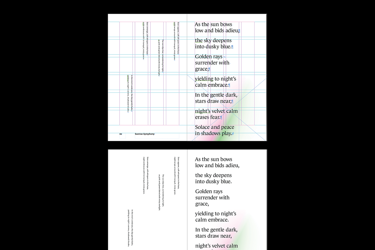 3 Poetry Book Templates Bundle, a Magazine Template by an-arketype studio. (Photo 3 of 10)