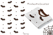 Halloween- illustration and patterns, an Illustration by Linerisyart (Thumbnail 5 of 11)
