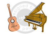 Musical instruments, an Illustration by mesblanc (Thumbnail 3 of 5)