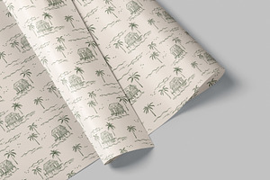 Palm Tree Set: Graphics & Patterns