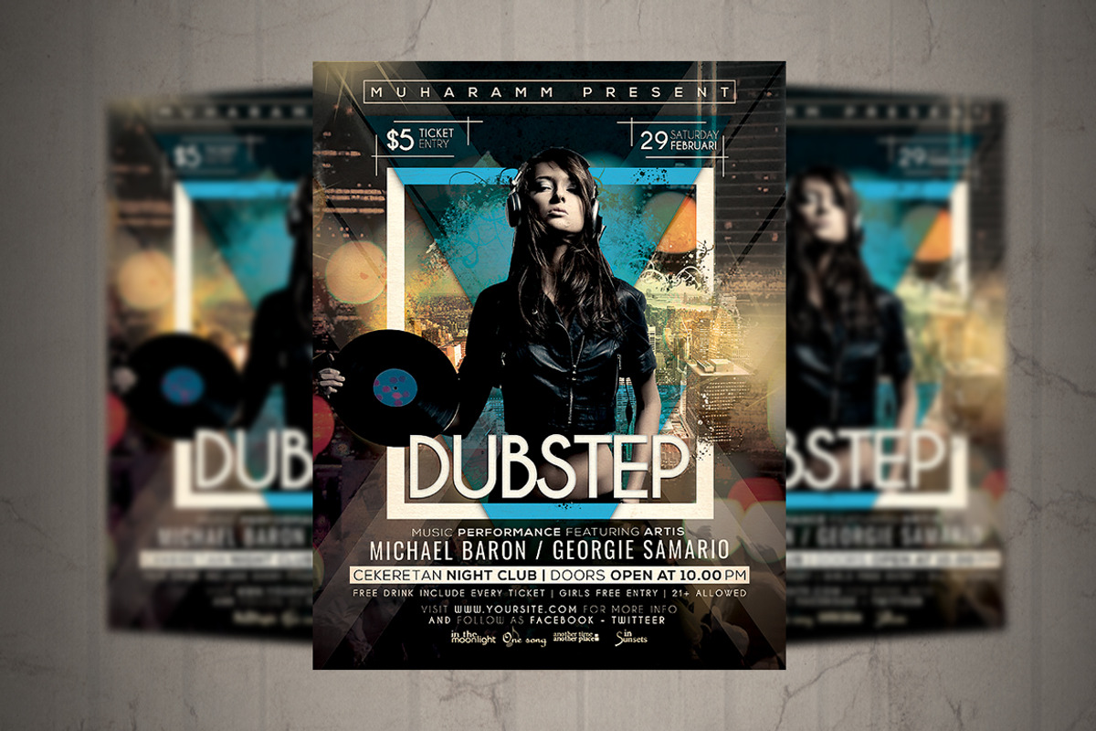 Club Party Flyer / Poster, a Flyer Template by Septian