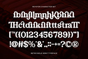 Reyston - Bold Retro Serif Font, a Serif Font by Flawless And Co (Thumbnail 9 of 10)