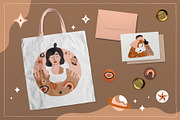Girls support. Illustration set., an Object Graphic by anna khramtsova (Thumbnail 9 of 10)