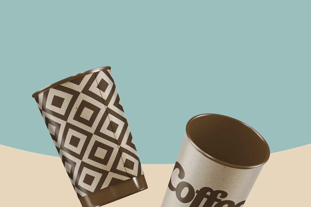 Realistic Coffee Cup Mock-up, a Print Template by Propex (Photo 4 of 24)