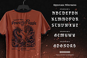 Burst Hydra Font, a Blackletter Font by alit design (Thumbnail 15 of 17)