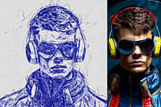 Realistic Pen Sketch Creator, an Action Add-On by Amorjesu.com (Thumbnail 37 of 37)