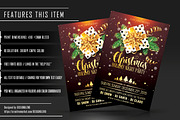 Christmas Holiday Night Party Flyer, a Flyer Template by designblends@gmail.com (Thumbnail 2 of 3)