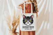 Fluff You You Fluffin's Fluff Funny, an Illustration by DreamCafeArt (Thumbnail 4 of 6)