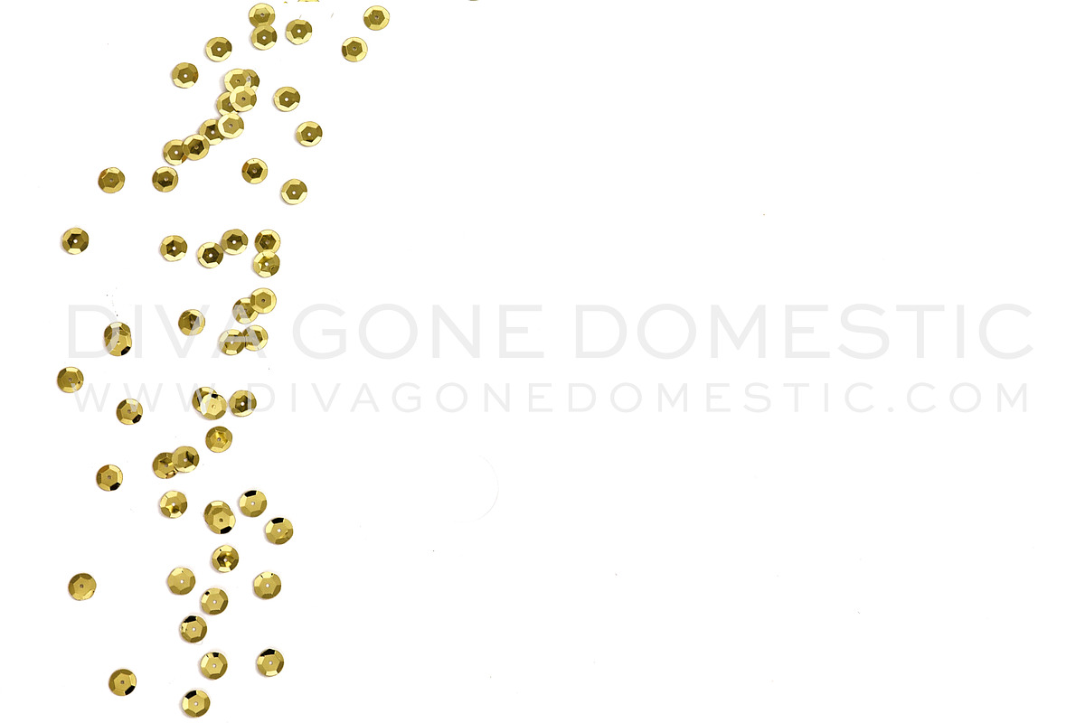 Styled Photography - Gold Sequins, a Product Mockup by avenuetwentyone