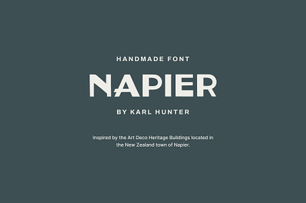 Napier Font